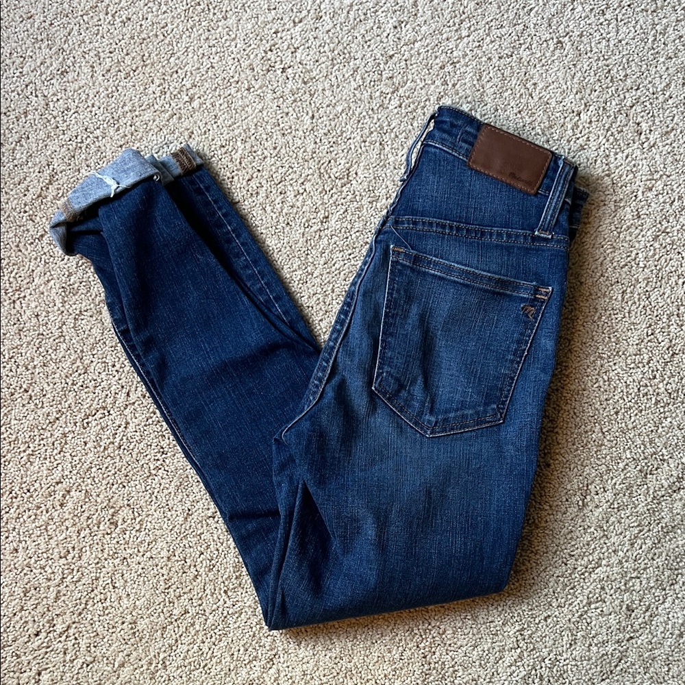 Madewell Curvy High-Rise Skinny Jeans – Size 23 – Medium Blue